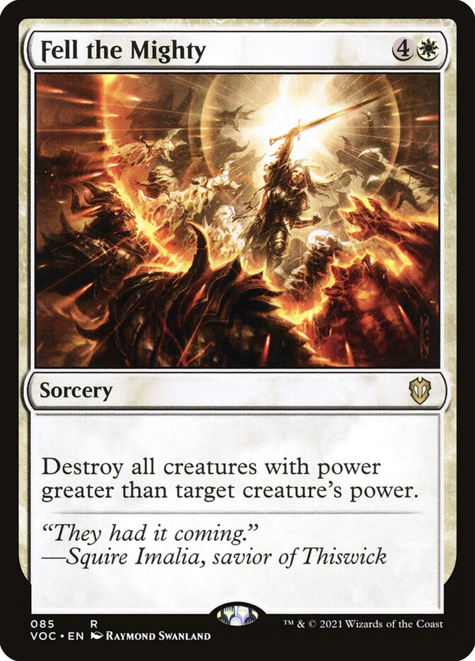 Fell the Mighty (85) - Crimson Vow Commander (VOC)