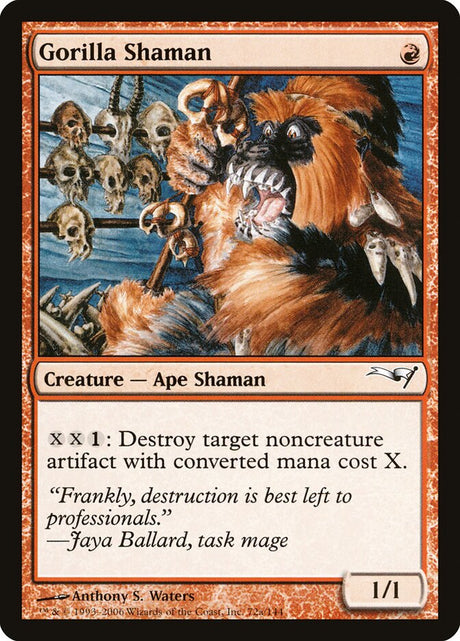 Gorilla Shaman (72a) - Coldsnap Theme Decks (CST)