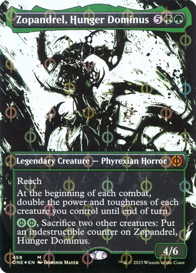 Zopandrel, Hunger Dominus (458) - Phyrexia: All Will Be One (ONE)