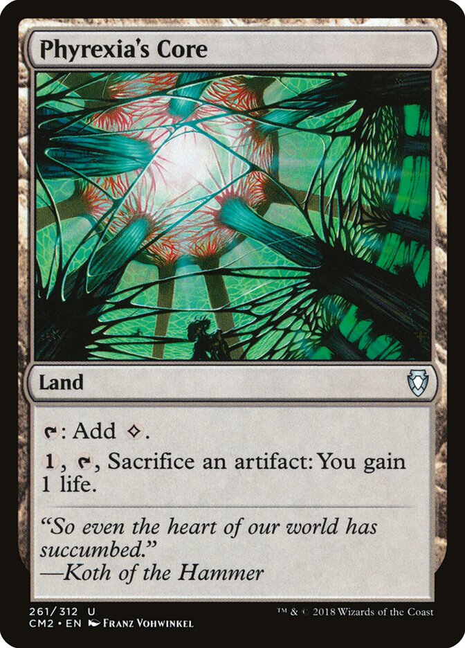Phyrexia's Core (261) - Commander Anthology Volume II (CM2)