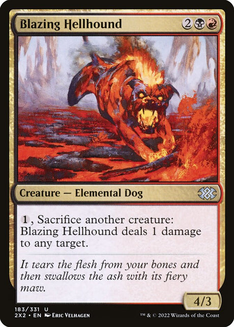 Blazing Hellhound (183) - Double Masters 2022 (2X2)