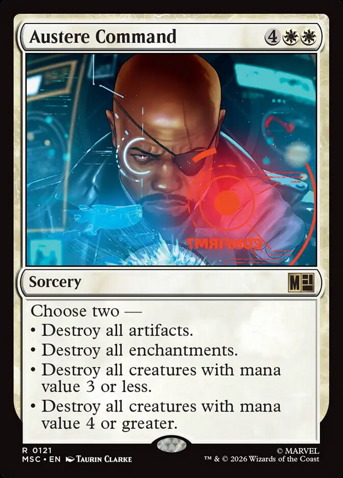 Austere Command (121) - Marvel Super Heroes Commander (MSC)