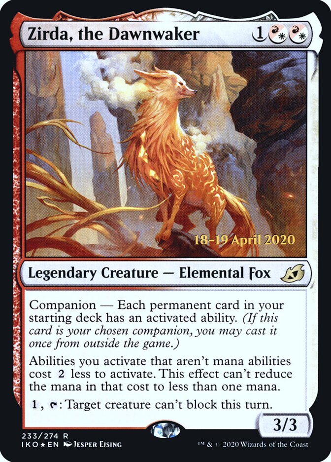 Zirda, the Dawnwaker (233s) - Ikoria: Lair of Behemoths Promos (PIKO)