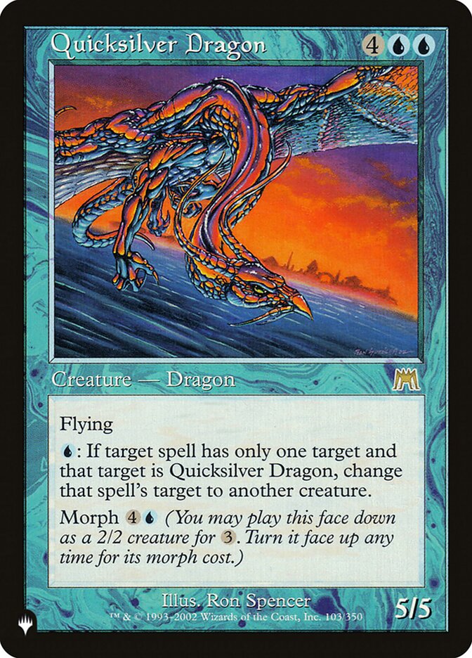 Quicksilver Dragon (ONS-103) - The List (PLST)