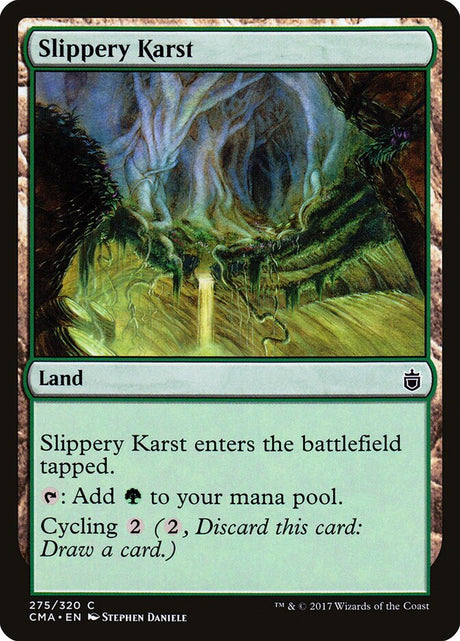 Slippery Karst (275) - Commander Anthology (CMA)