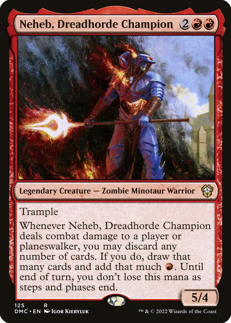 Neheb, Dreadhorde Champion (125) - Dominaria United Commander (DMC)