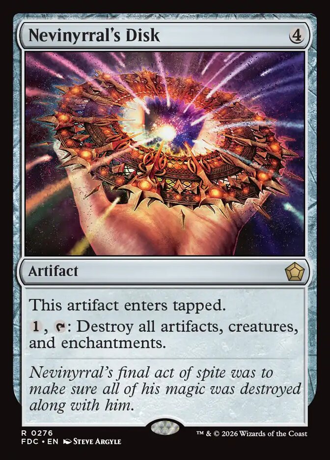 Nevinyrral's Disk (276) - Foundations Commander (FDC)