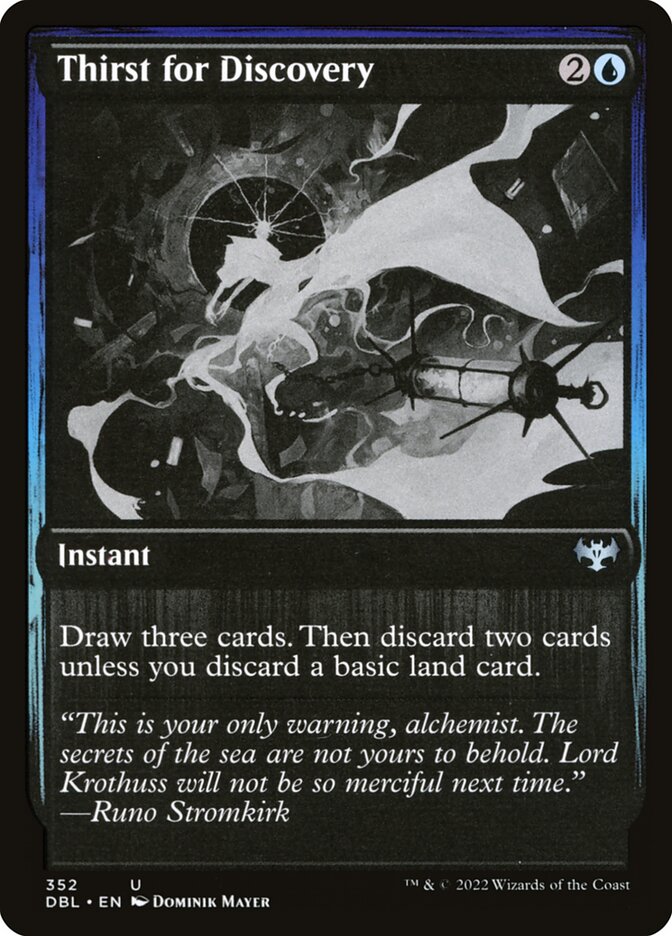 Thirst for Discovery (352) - Innistrad: Double Feature (DBL)