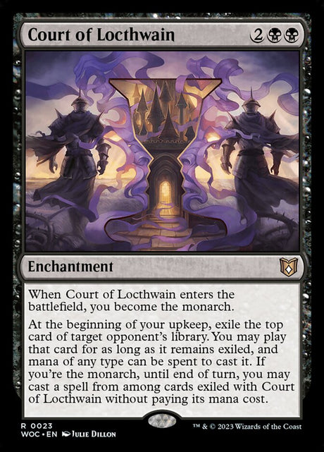 Court of Locthwain (23) - Wilds of Eldraine Commander (WOC)