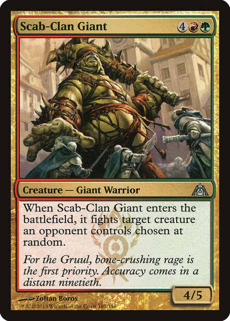 Scab-Clan Giant (101) - Dragon's Maze (DGM)
