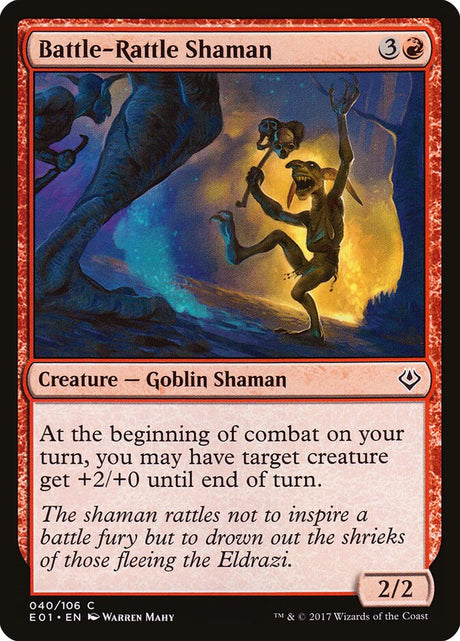 Battle-Rattle Shaman (40) - Archenemy: Nicol Bolas (E01)
