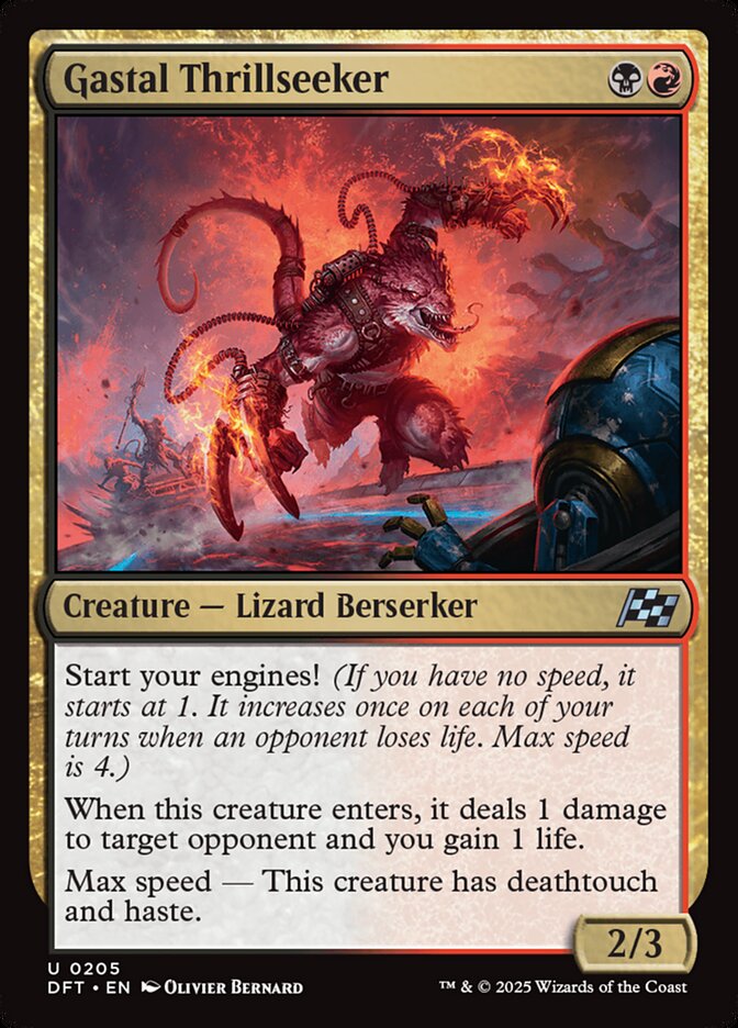 Gastal Thrillseeker - [Foil] Aetherdrift (DFT)
