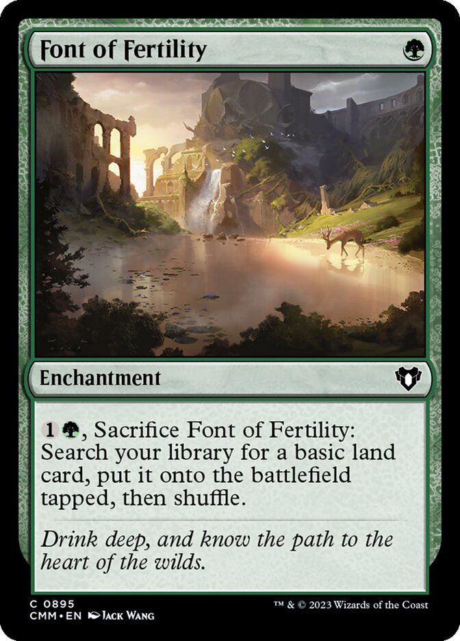 Font of Fertility (895) - Commander Masters (CMM)