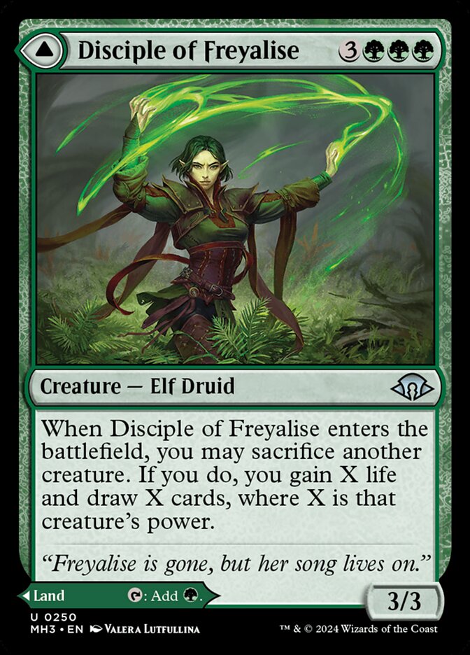 Disciple of Freyalise // Garden of Freyalise - [Foil] Modern Horizons 3 (MH3)