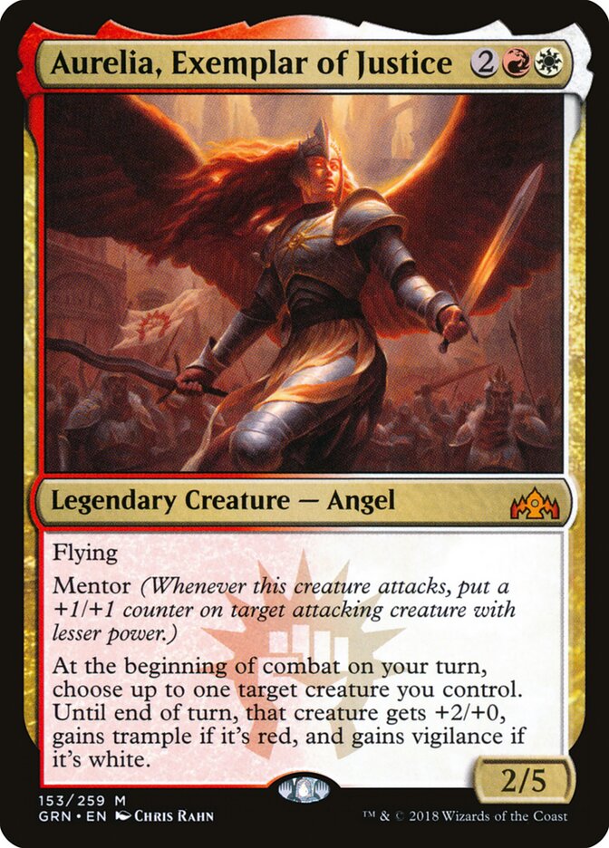 Aurelia, Exemplar of Justice (153) - Guilds of Ravnica (GRN)