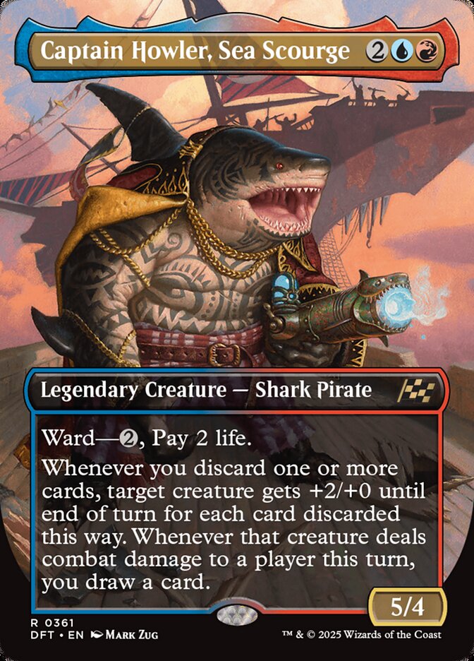 Captain Howler, Sea Scourge - [Borderless] Aetherdrift (DFT)