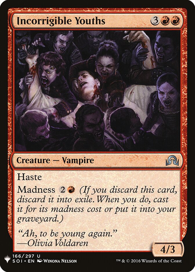 Incorrigible Youths (SOI-166) - The List (PLST)
