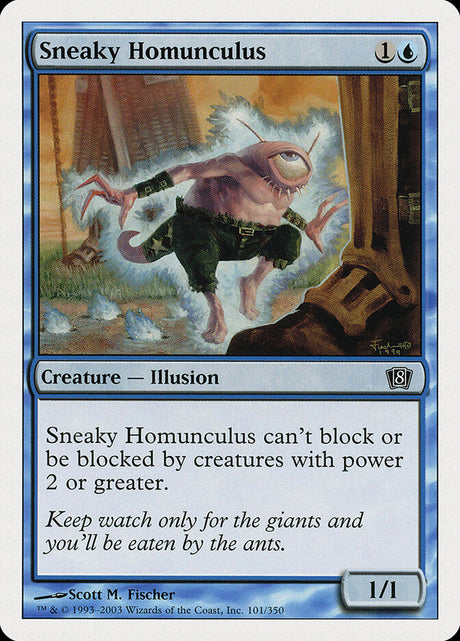 Sneaky Homunculus (101) - Eighth Edition (8ED)