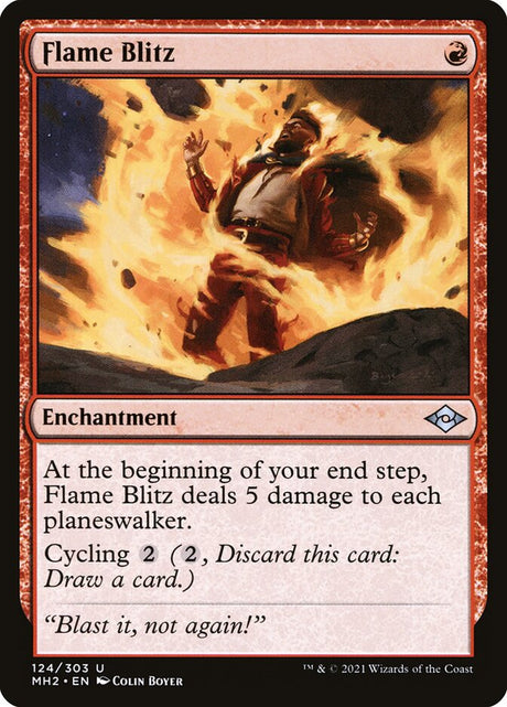 Flame Blitz (124) - Modern Horizons 2 (MH2)