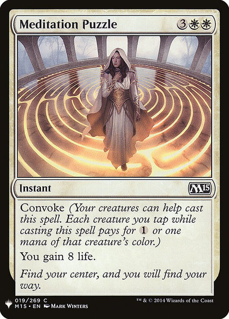 Meditation Puzzle (M15-19) - The List (PLST)