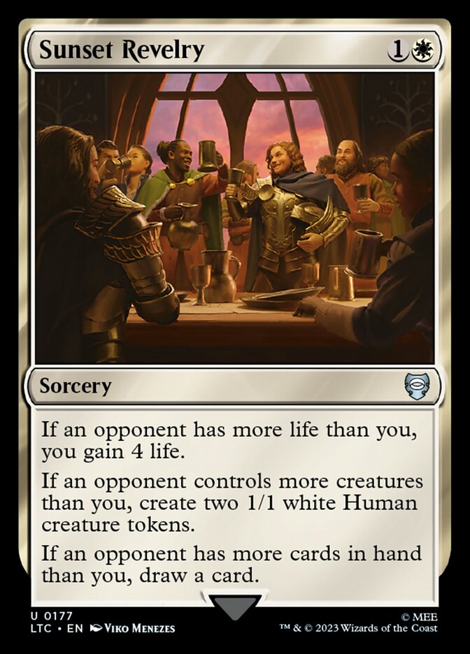 Sunset Revelry (177) - Tales of Middle-earth Commander (LTC)