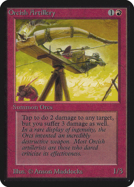 Orcish Artillery (165) - Limited Edition Alpha (LEA)