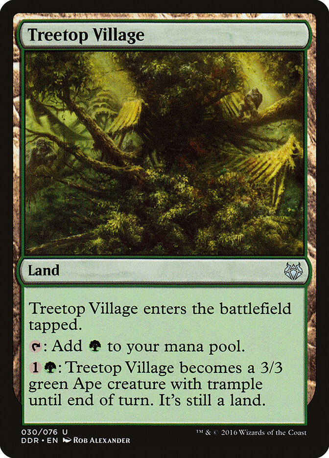 Treetop Village (30) - Duel Decks: Nissa vs. Ob Nixilis (DDR)
