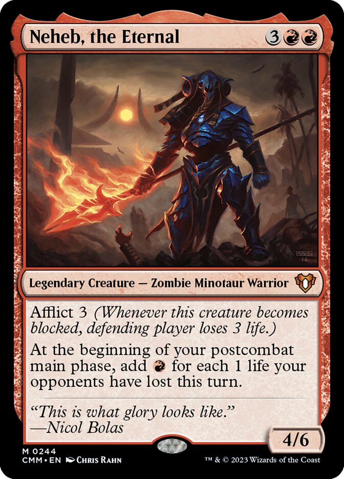 Neheb, the Eternal (244) - Commander Masters (CMM)