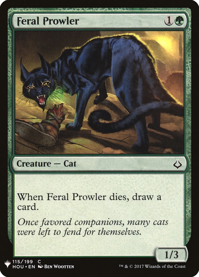 Feral Prowler - The List (PLST)