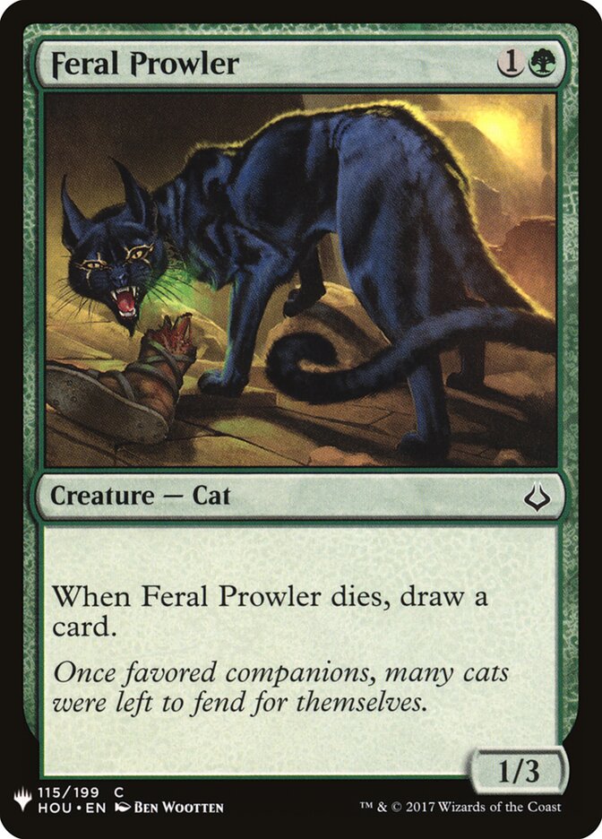 Feral Prowler (HOU-115) - The List (PLST)