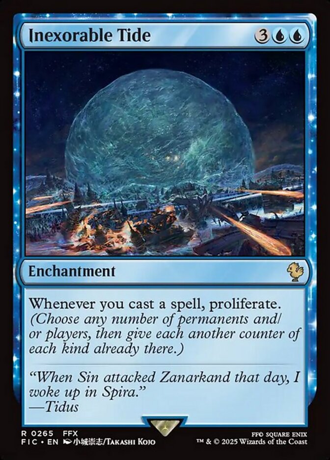 Inexorable Tide (265) - [Surge Foil] Final Fantasy Commander (FIC)