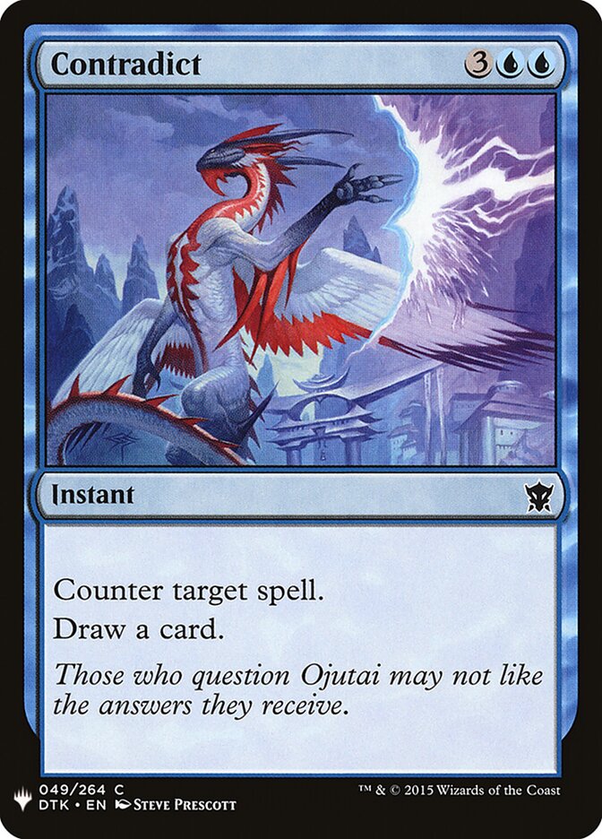 Contradict (DTK-49) - The List (PLST)