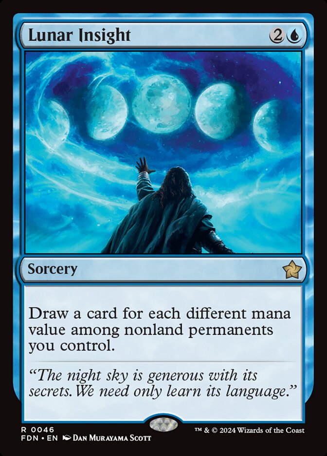 Lunar Insight - [Foil] Foundations (FDN)