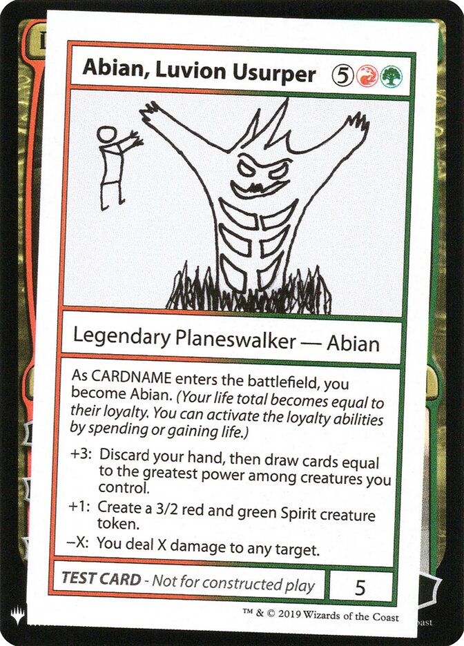 Abian, Luvion Usurper (87) - Mystery Booster Playtest Cards 2019 (CMB1)