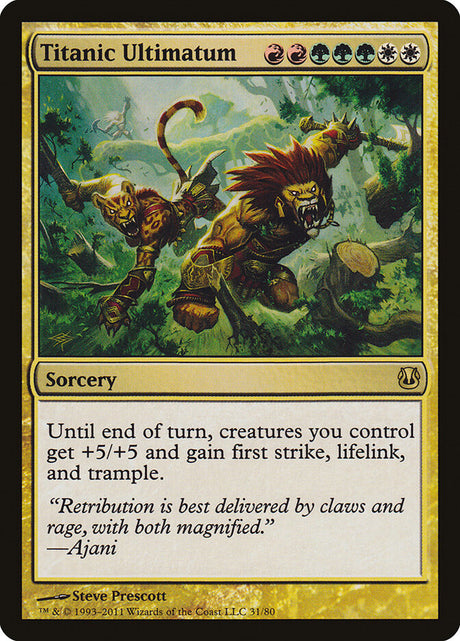 Titanic Ultimatum (31) - Duel Decks: Ajani vs. Nicol Bolas (DDH)