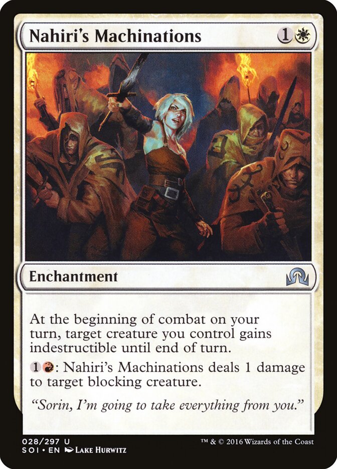 Nahiri's Machinations (28) - Shadows over Innistrad (SOI)