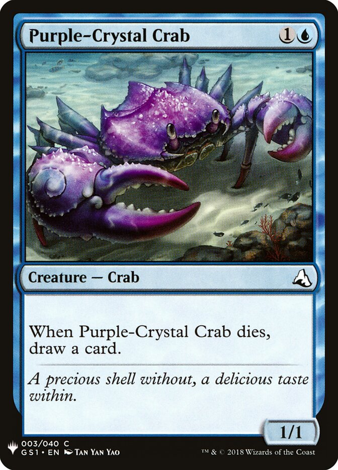 Purple-Crystal Crab (GS1-3) - The List (PLST)