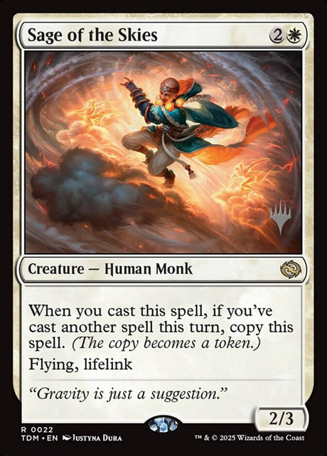Sage of the Skies (22p) - Tarkir: Dragonstorm Promos (PTDM)