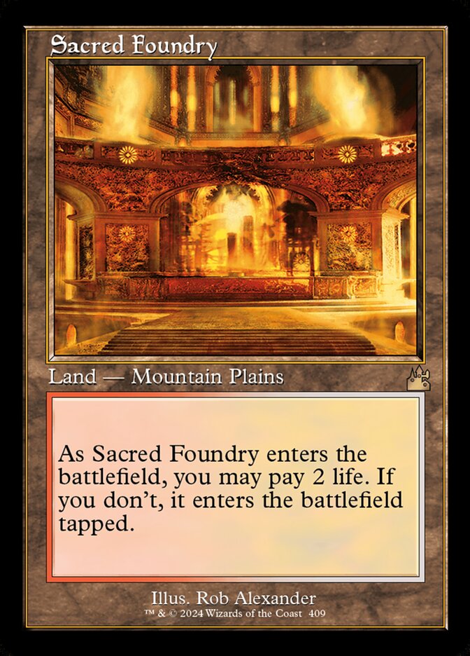Sacred Foundry (409) - Ravnica Remastered (RVR)