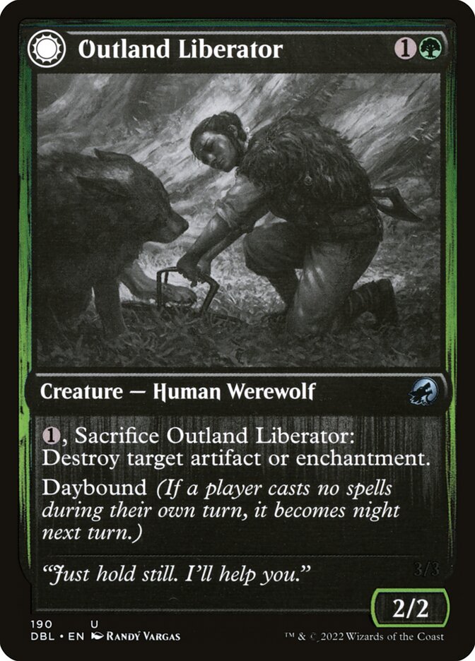 Outland Liberator // Frenzied Trapbreaker (190) - Innistrad: Double Feature (DBL)