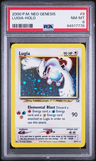 Lugia #9 - [Graded PSA 8] Neo Genesis (N1)