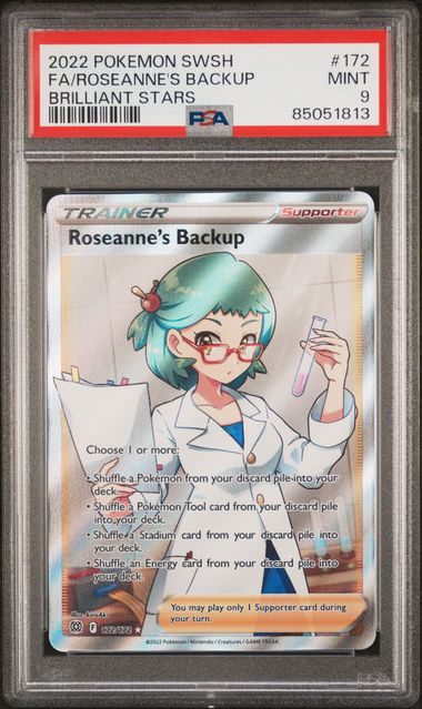 Roseanne's Backup (Full Art) #172 - [Graded PSA 9] SWSH09: Brilliant Stars (SWSH09)