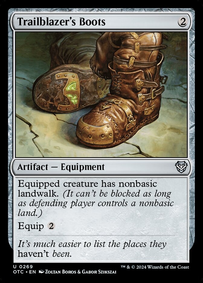 Trailblazer's Boots (269) - Outlaws of Thunder Junction Commander (OTC)