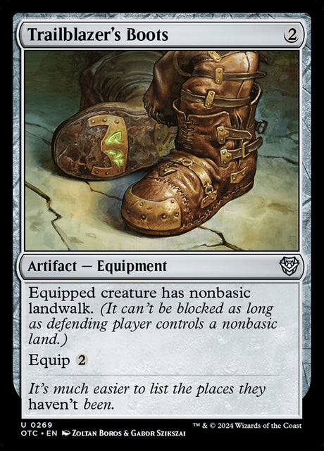 Trailblazer's Boots (269) - Outlaws of Thunder Junction Commander (OTC)