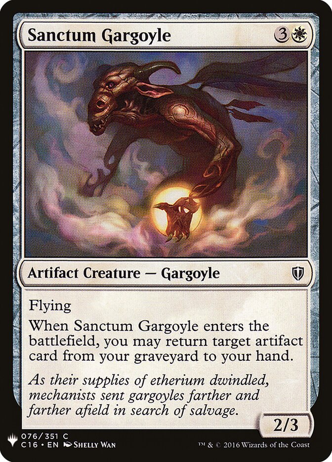 Sanctum Gargoyle (C16-76) - The List (PLST)