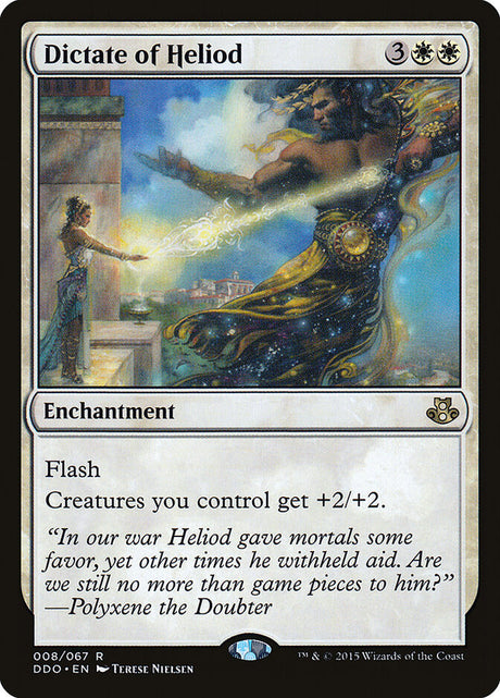 Dictate of Heliod (8) - Duel Decks: Elspeth vs. Kiora (DDO)