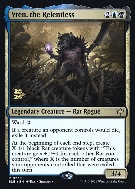 Vren, the Relentless (239s) - Bloomburrow Promos (PBLB)