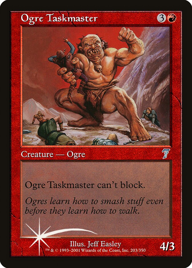 Ogre Taskmaster (203) - Seventh Edition (7ED)