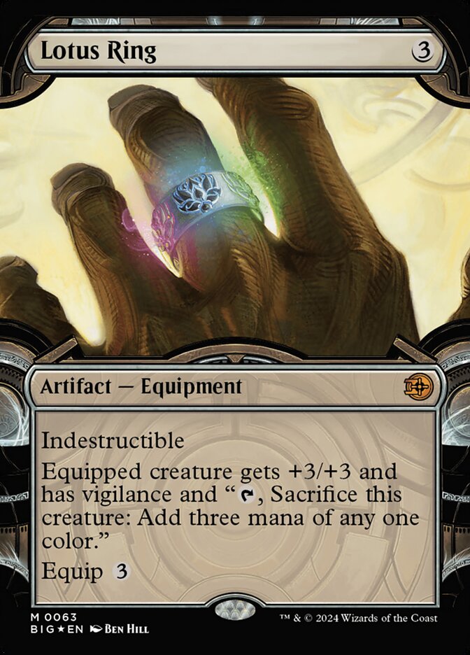Lotus Ring - [Raised Foil, Showcase] The Big Score (BIG)