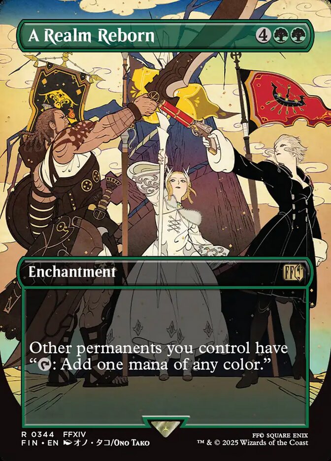 A Realm Reborn (344) - [Foil, Borderless] Final Fantasy (FIN)